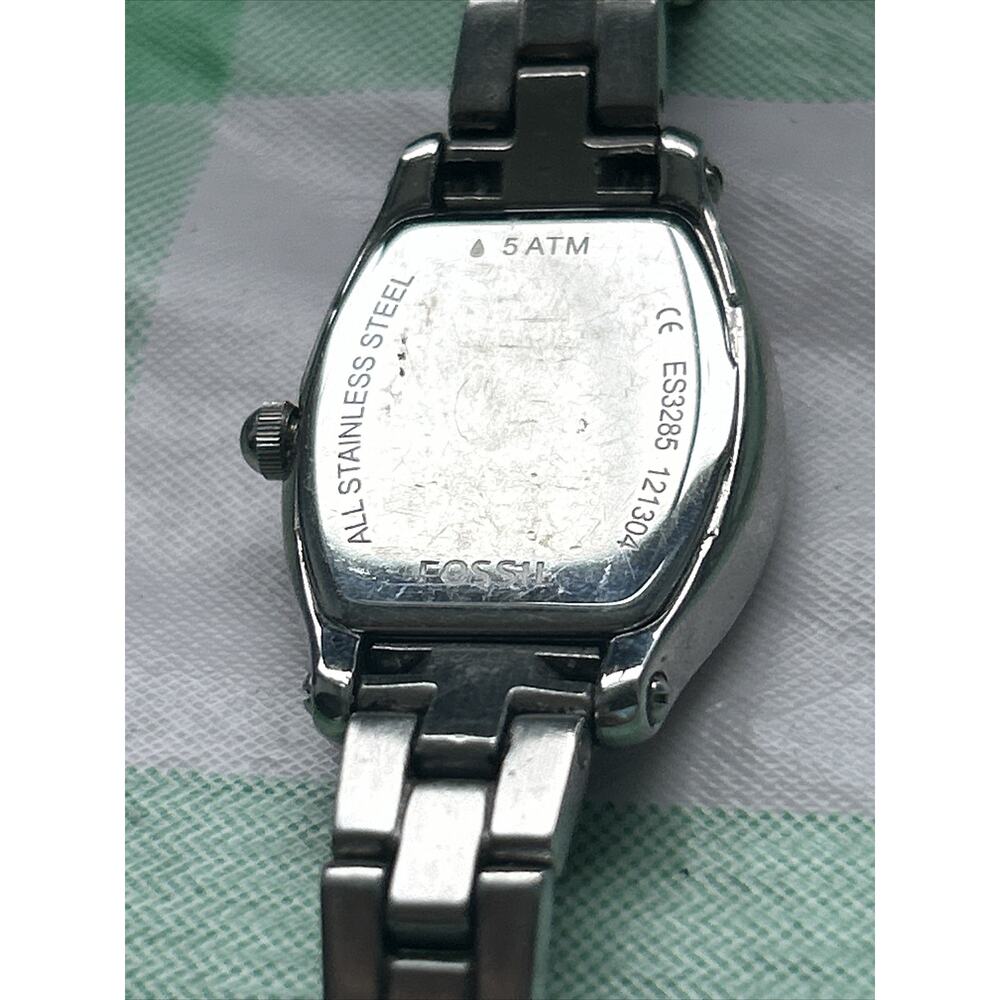 Fossil Silver Tone Rhinestone Embellishments Women’s Quartz Watch - Picture 5 of 11